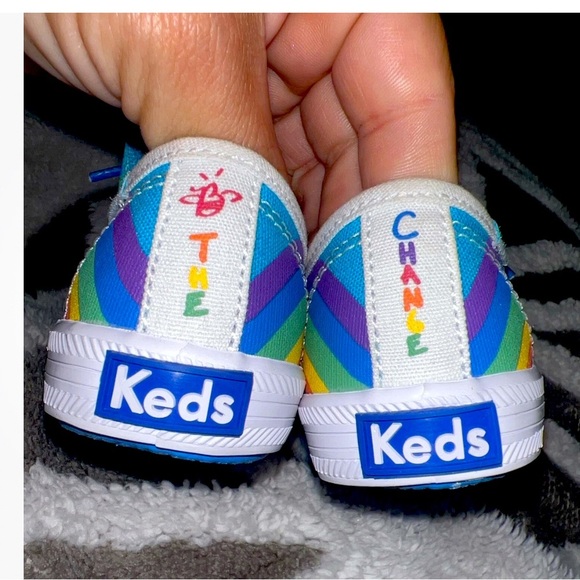Keds Rainbow Casual lace ups, Children size 7M CLEAN - Picture 1 of 3